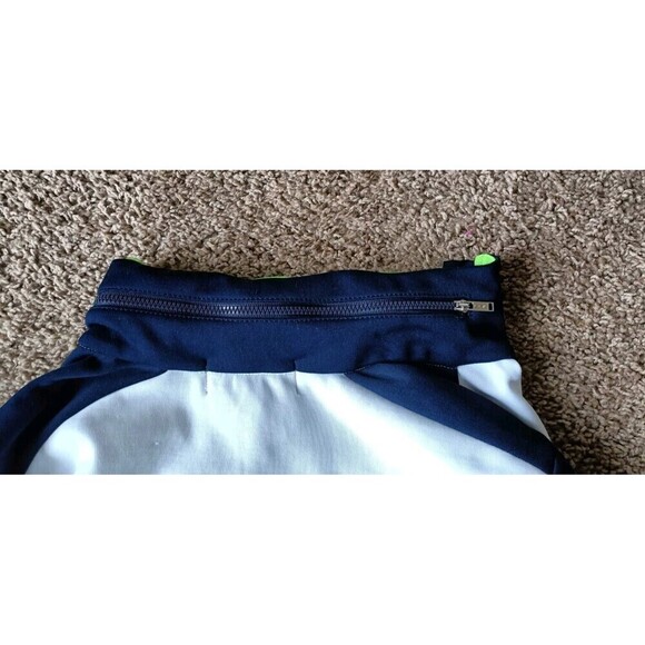 L-RL Lauren Active Track Jacket Size Small Full Zip White Blue Zip Away Hoodie - Picture 10 of 10